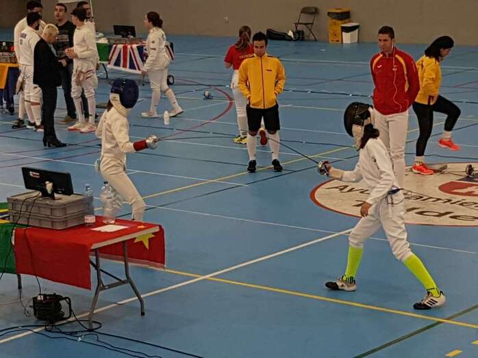 Momento de un duelo del torneo (Foto TA)